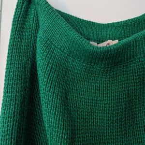 Vintage knit midi pencil skirt, size M-L